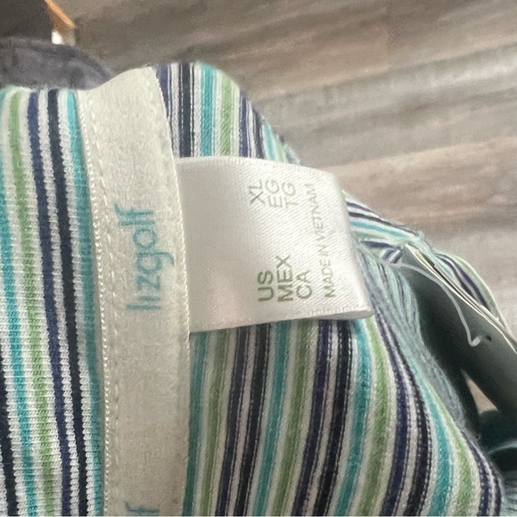 Liz Golf Striped Sleeveless Top - Picture 7 of 9